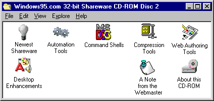 Windows95.com 32-bit Shareware CD-ROM Disk 2